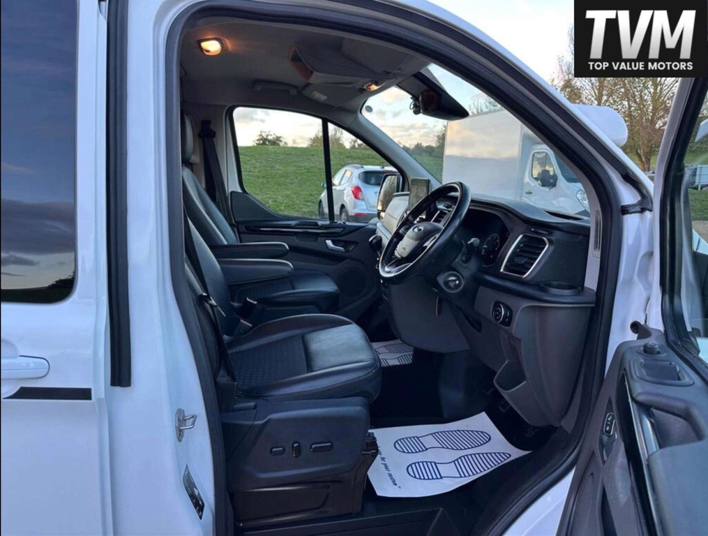 Ford Transit Custom 320 Ecoblue Sport Crew Van L2 H1 Euro 6 Ss LV71UVN White #2