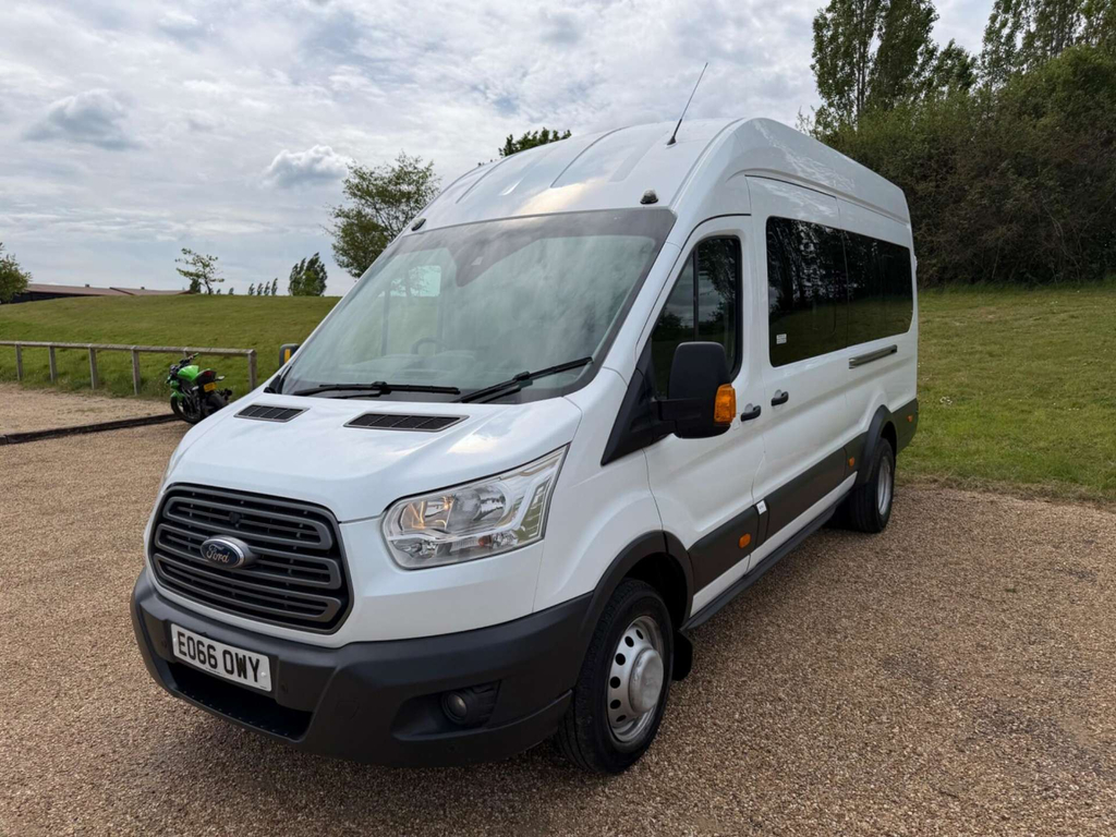 Ford Transit Custom 460 Hdt Trend L4 H3 18 Seats EO66OWY White #3