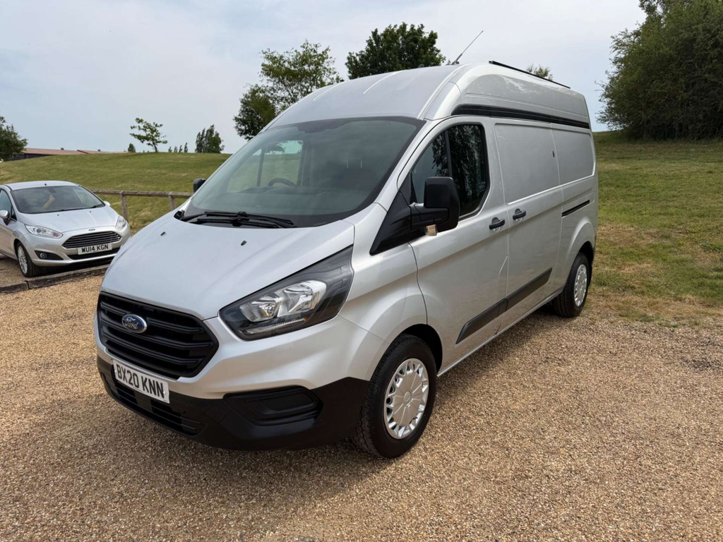 Ford Transit Custom 320 Ecoblue Leader L2 H2 Euro 6 Ss BX20KNN Silver #3