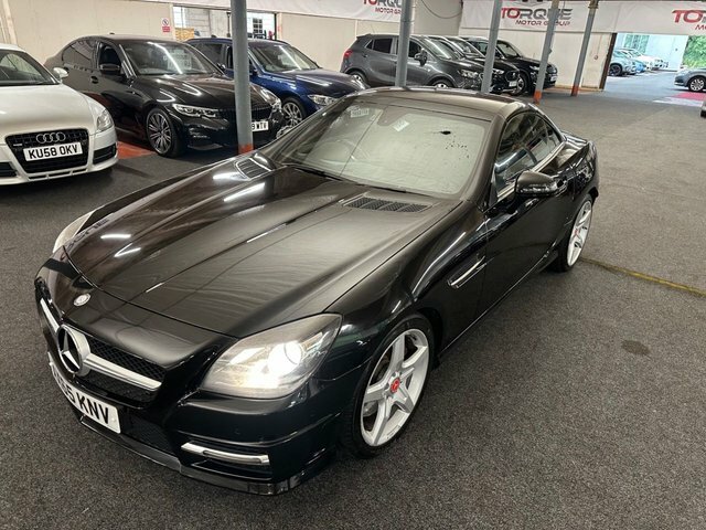 Mercedes-Benz SLK 2.0 Slk200 Amg Sport Convertible G-tron Black #2