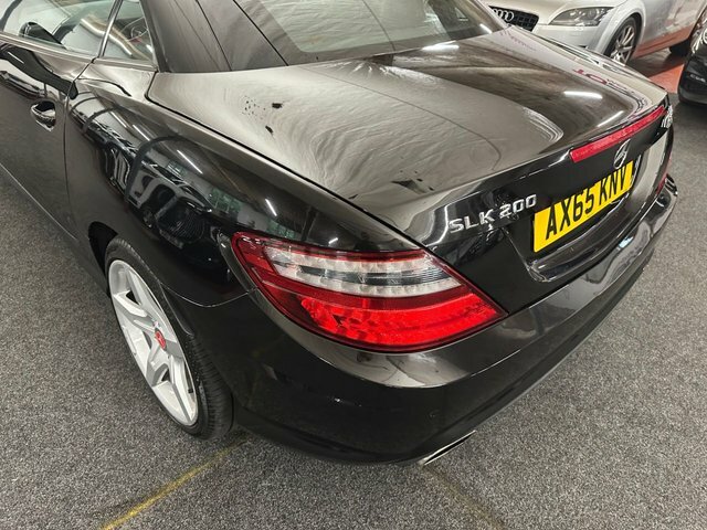 Mercedes-Benz SLK 2.0 Slk200 Amg Sport Convertible G-tron Black #6