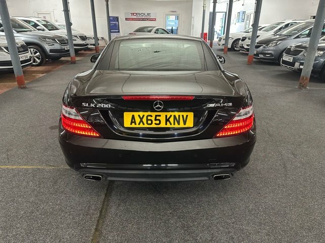 Mercedes-Benz SLK 2.0 Slk200 Amg Sport Convertible G-tron Black #5
