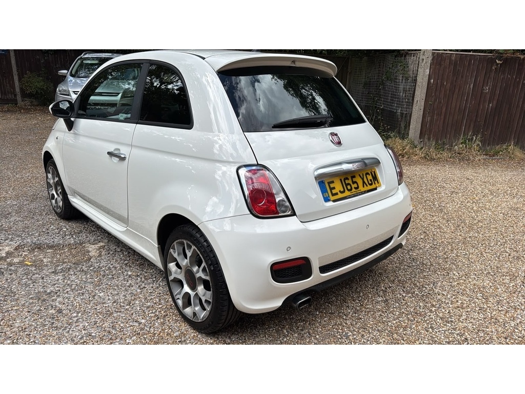 Fiat 500 1.2 S Hatchback Euro 6 Ss 69 White #6