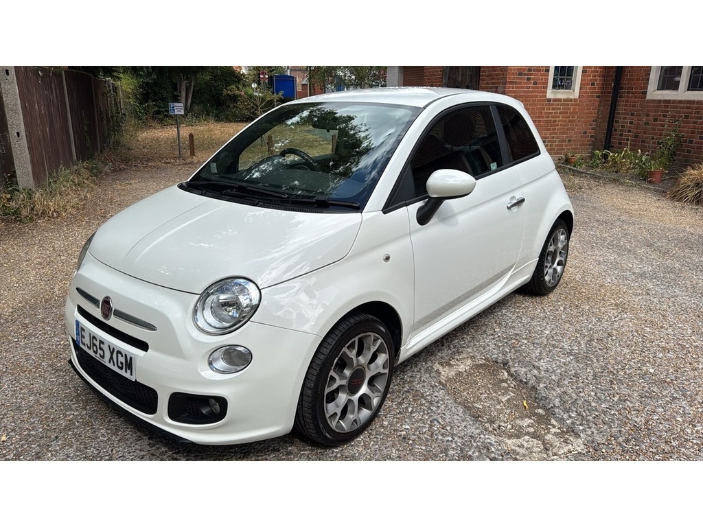 Fiat 500 1.2 S Hatchback Euro 6 Ss 69 White #4