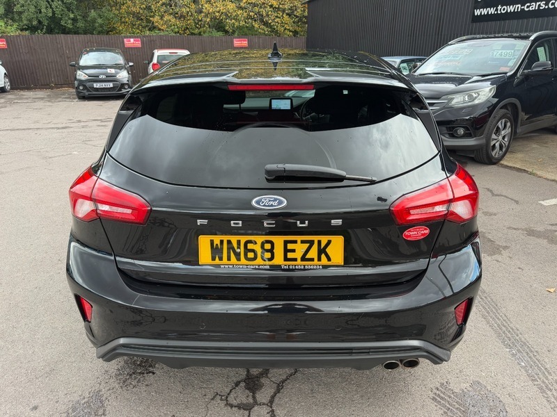 Ford Focus St-line-6 Speed Full Service WN68EZK Black #3