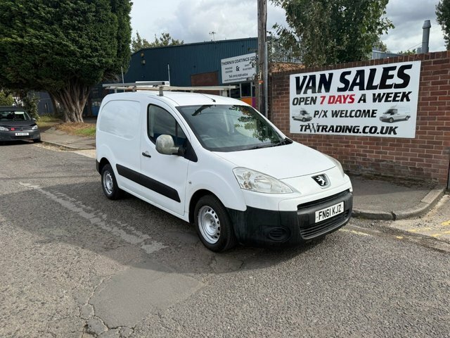 Peugeot Partner 2011 1.6 Hdi 850 Professional Panel Van White