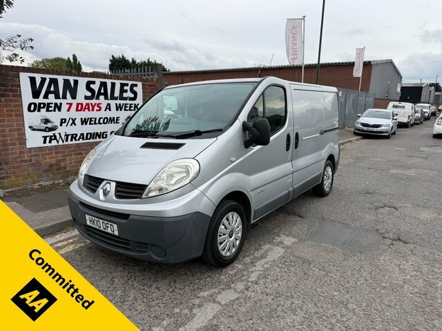 Renault Trafic 2010 2.0 Dci Sl29 Panel Van L1 H Silver