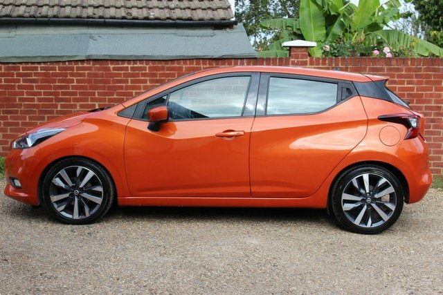 Nissan Micra Ig-t Tekna Hatchback Orange #5