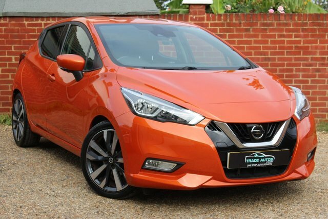 Nissan Micra Ig-t Tekna Hatchback Orange