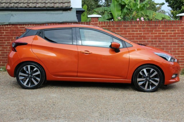 Nissan Micra Ig-t Tekna Hatchback Orange #4
