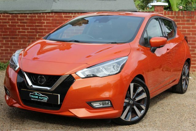Nissan Micra Ig-t Tekna Hatchback Orange #3