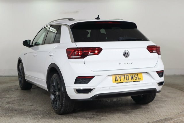 Volkswagen T-Roc 1.5 Tsi Gpf Evo R-line Suv Dsg Euro 6 White #6
