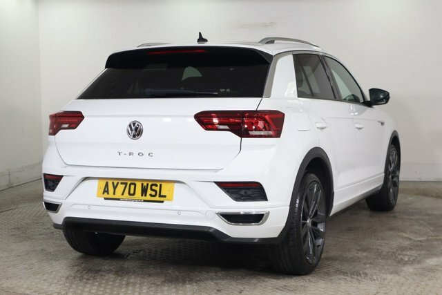 Volkswagen T-Roc 1.5 Tsi Gpf Evo R-line Suv Dsg Euro 6 White #4