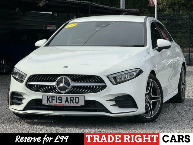 Mercedes-Benz A Class A250 2.0 Amg Line Nav Saloon White