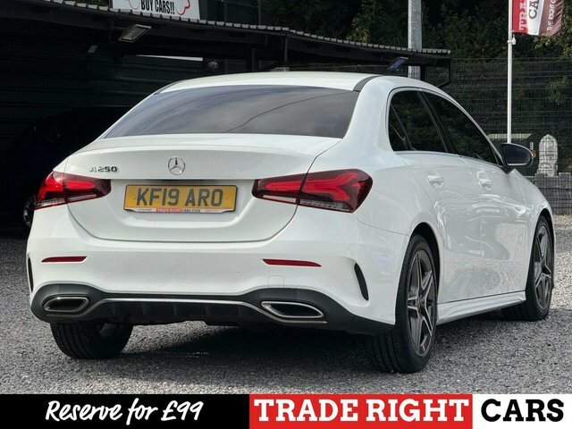 Mercedes-Benz A Class A250 2.0 Amg Line Nav Saloon White #3