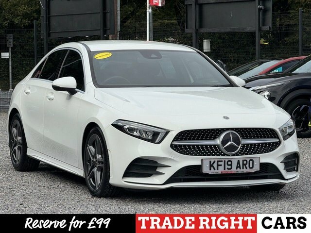 Mercedes-Benz A Class A250 2.0 Amg Line Nav Saloon White #6