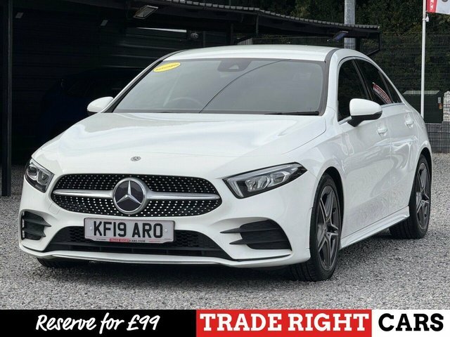 Mercedes-Benz A Class A250 2.0 Amg Line Nav Saloon White #4