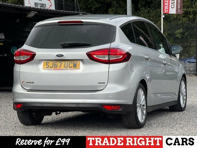 Ford C-Max 1.0 Turbo Titanium Nav - Low Mileage SJ67UCW Silver #3