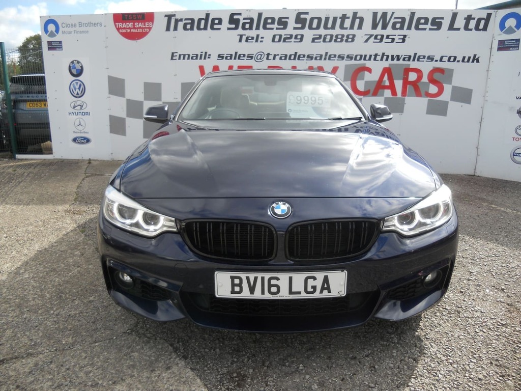 BMW 4 Series 435D Xdrive M Sport Professional Media Blue #2