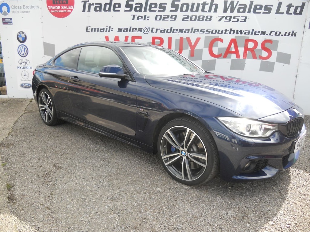 BMW 4 Series 435D Xdrive M Sport Professional Media Blue