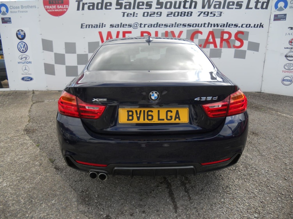 BMW 4 Series 435D Xdrive M Sport Professional Media Blue #3