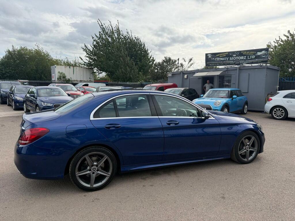 Mercedes-Benz C Class 2.1 C220d Amg Line G-tronic Euro 6 Ss Blue #3