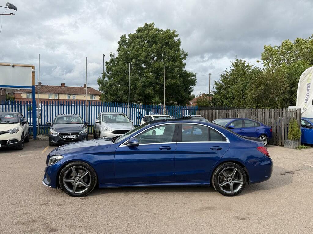Mercedes-Benz C Class 2.1 C220d Amg Line G-tronic Euro 6 Ss Blue