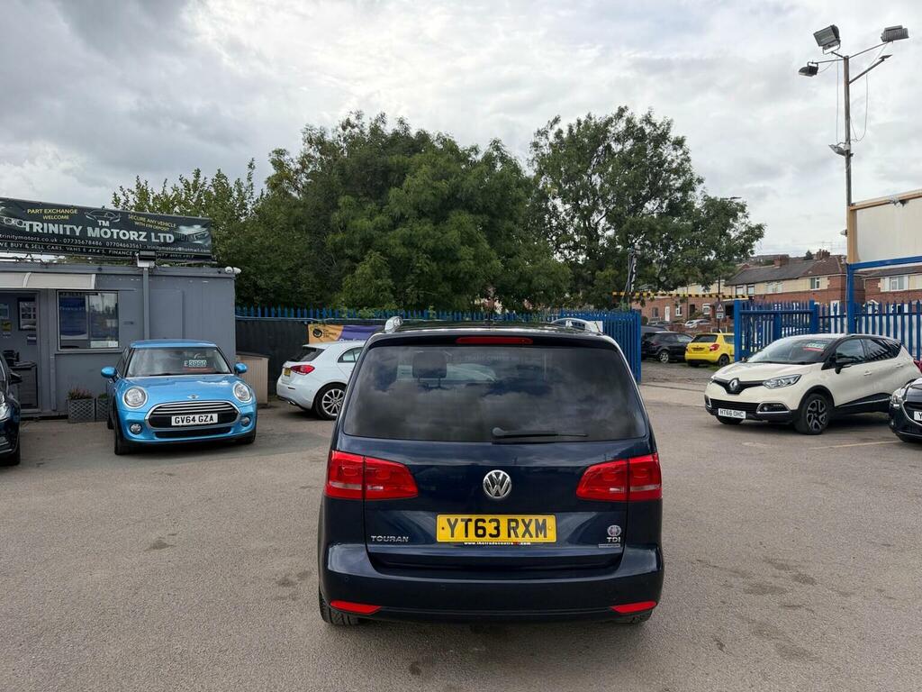 Volkswagen Touran 1.6 Tdi Se Euro 5 Blue #4