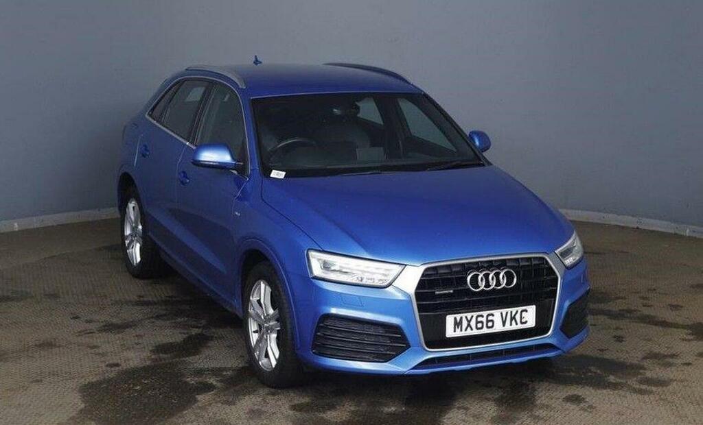 Audi Q3 2.0 Tdi S Line S Tronic Quattro Euro 6 Ss Blue