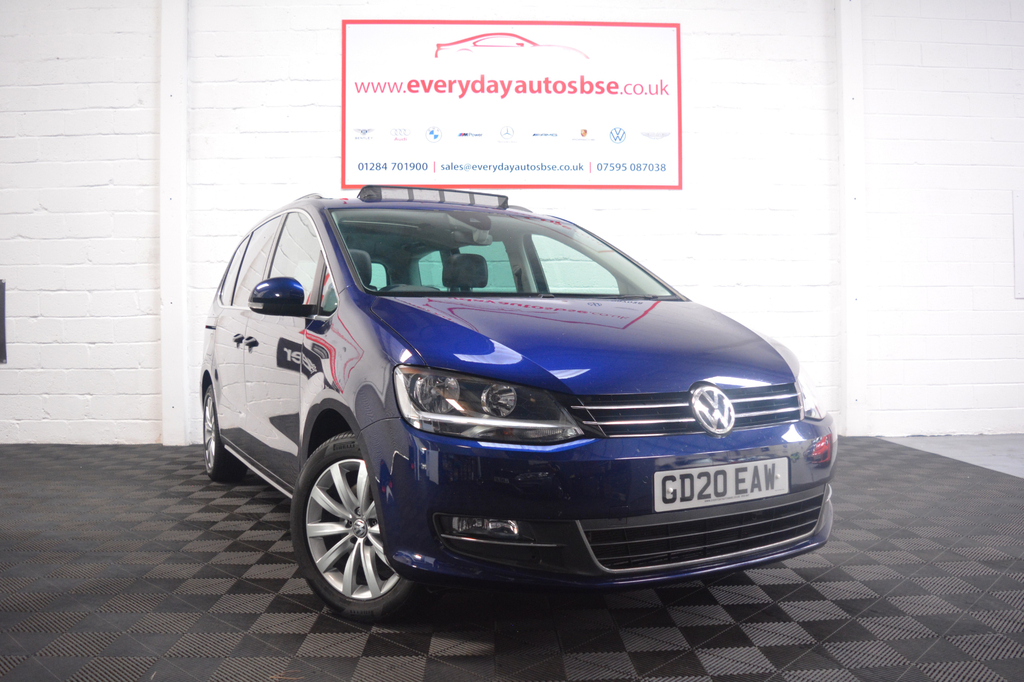 Volkswagen Sharan 2.0 Tdi Scr Sel Dsg 150 Bhp Blue