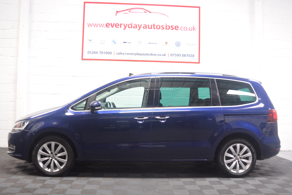 Volkswagen Sharan 2.0 Tdi Scr Sel Dsg 150 Bhp Blue #3