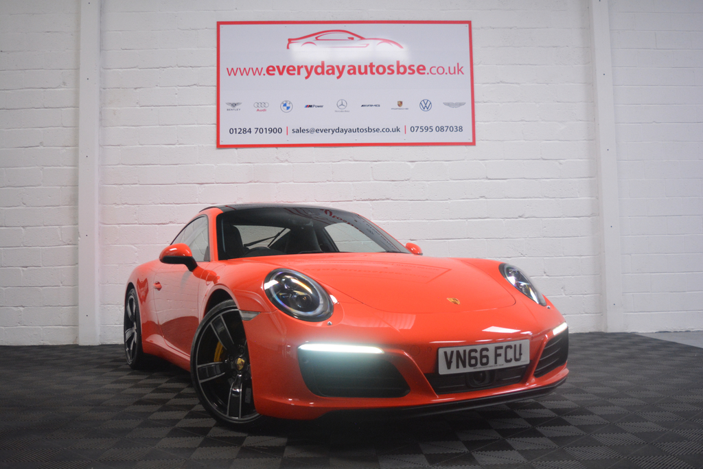 Porsche 911 3.0 Carrera S Pdk 414 Bhp Orange