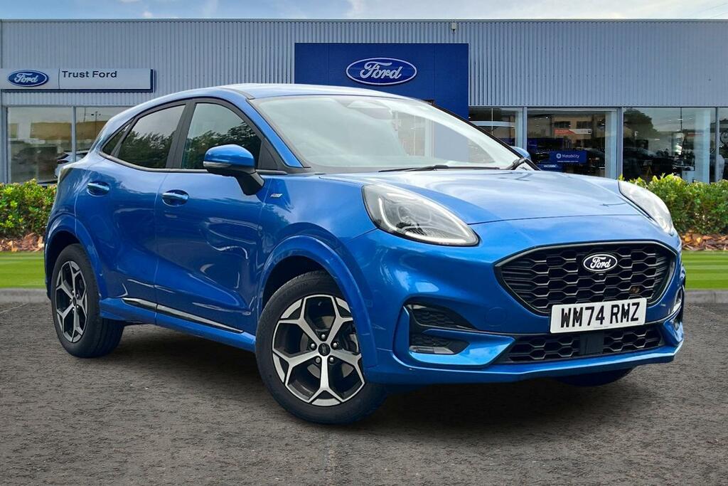 Ford Puma 1.0 Ecoboost Hybrid Mhev St-line Rear Camera D Blue