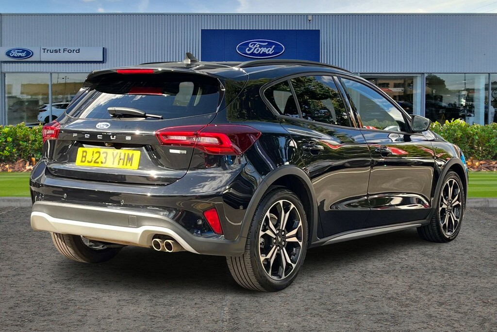Ford Focus 1.0T Ecoboost Mhev Active X Hatchback H BJ23YHM Black #4
