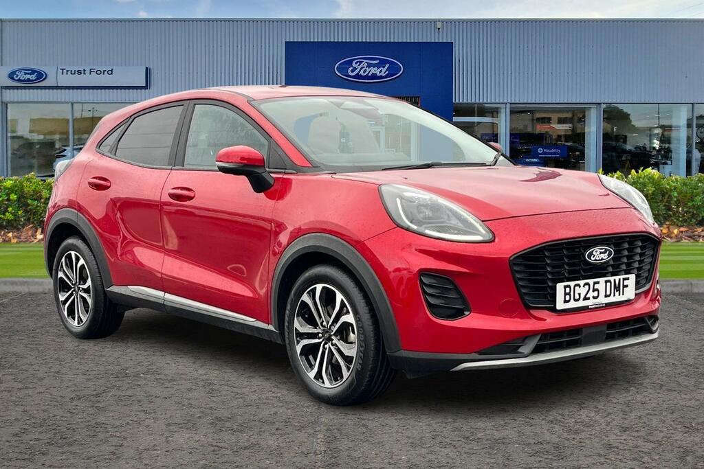 Ford Puma 1.0T Ecoboost Mhev Titanium Suv Hybrid Red