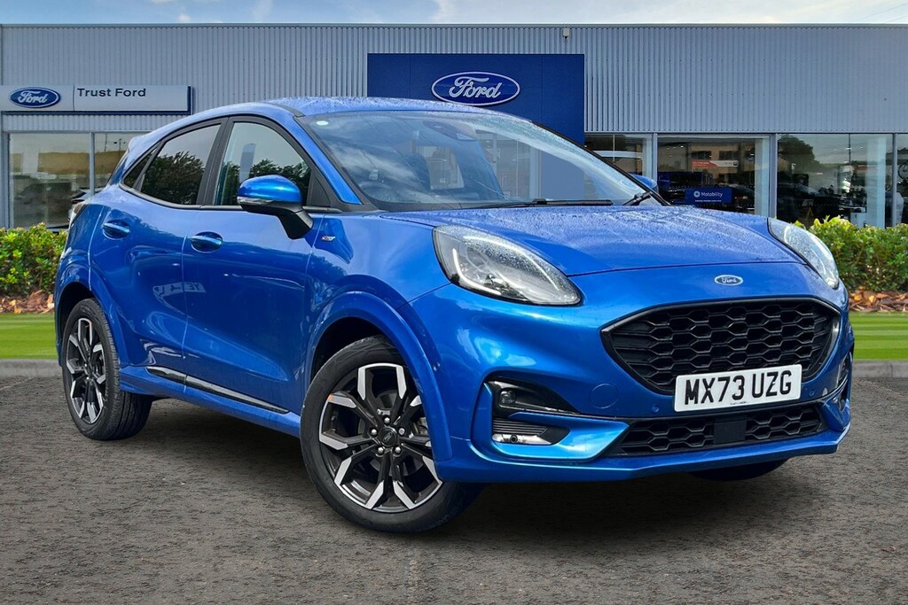 Ford Puma 1.0 Ecoboost Hybrid Mhev St-line X Self Parkin Blue