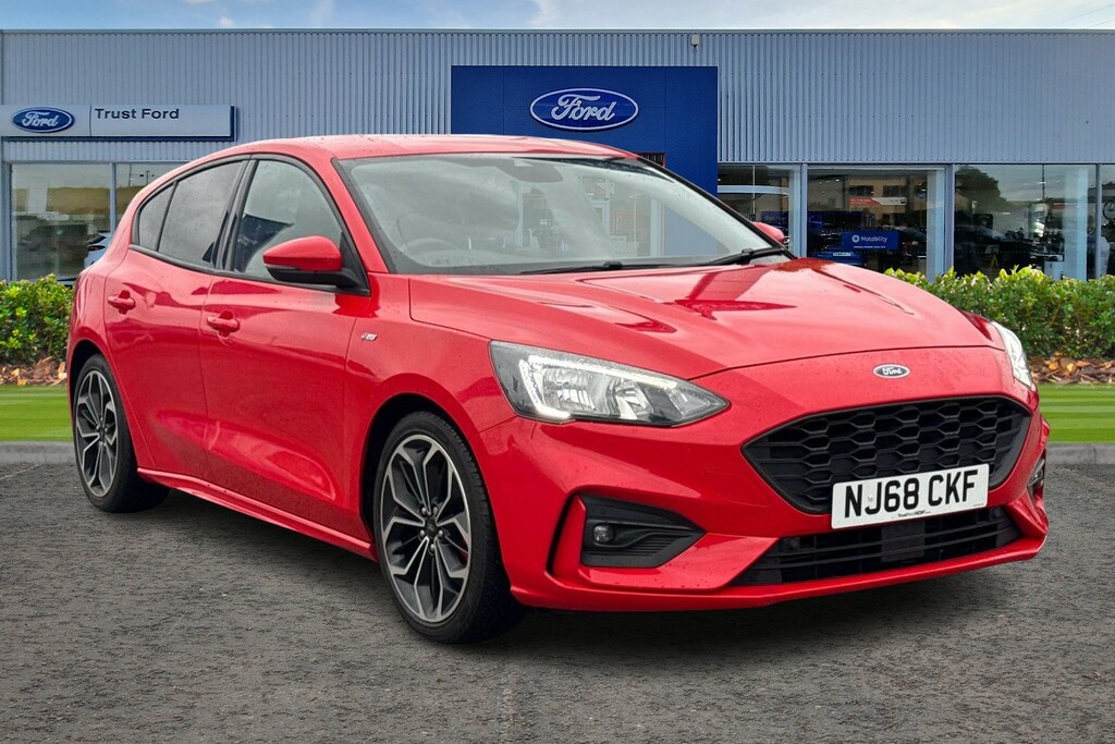 Ford Focus 1.5T Ecoboost St-line X Hatchback- With Heated Sea Red
