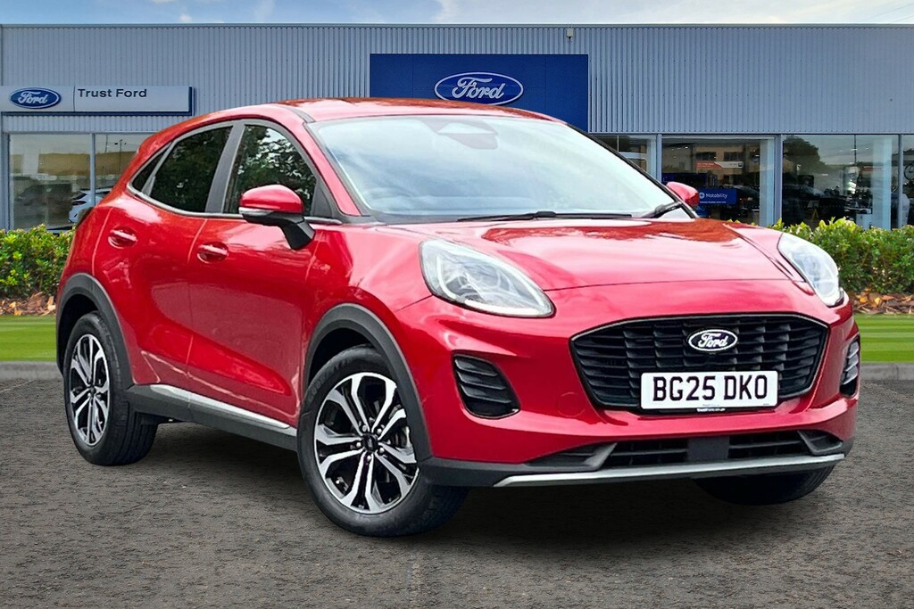 Ford Puma 1.0T Ecoboost Mhev Titanium Suv Hybrid Red