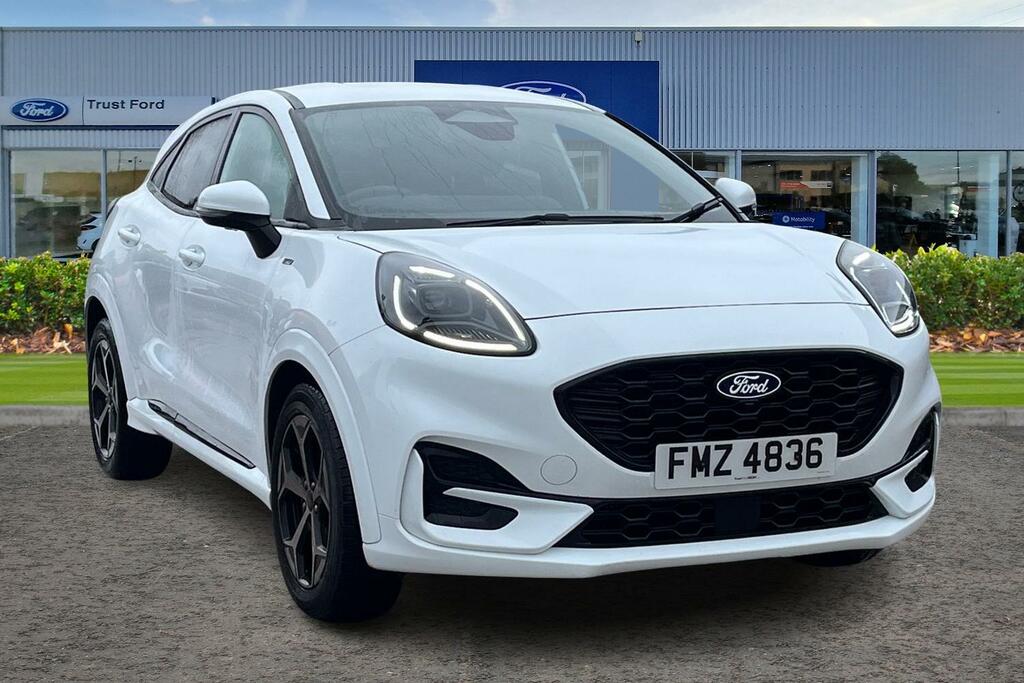 Ford Puma 1.0 Ecoboost Hybrid Mhev St-line White