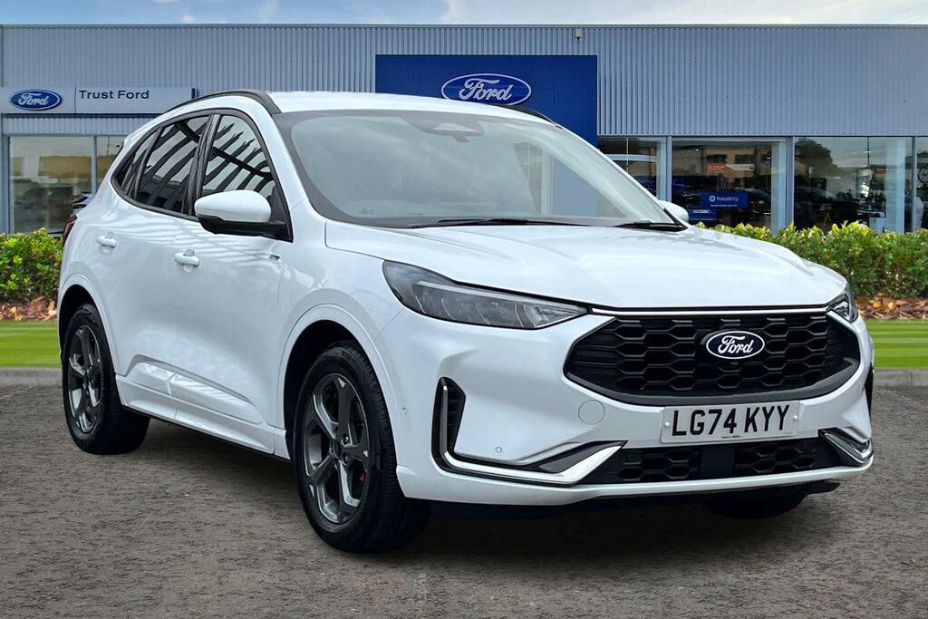 Ford Kuga 2.5 Fhev St-line Cvt - 360 Degree Parking Came White