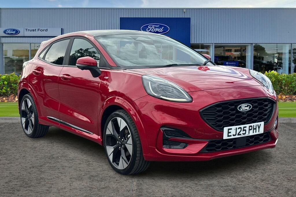 Ford Puma 1.0 Ecoboost Hybrid Mhev St-line X 5Dr- With Drive Red