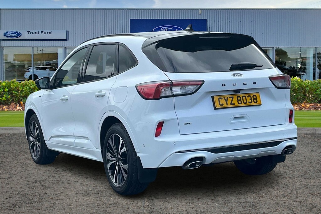 Ford Kuga 2.5 Fhev St-line X Edition Cvt CYZ8038 White #2