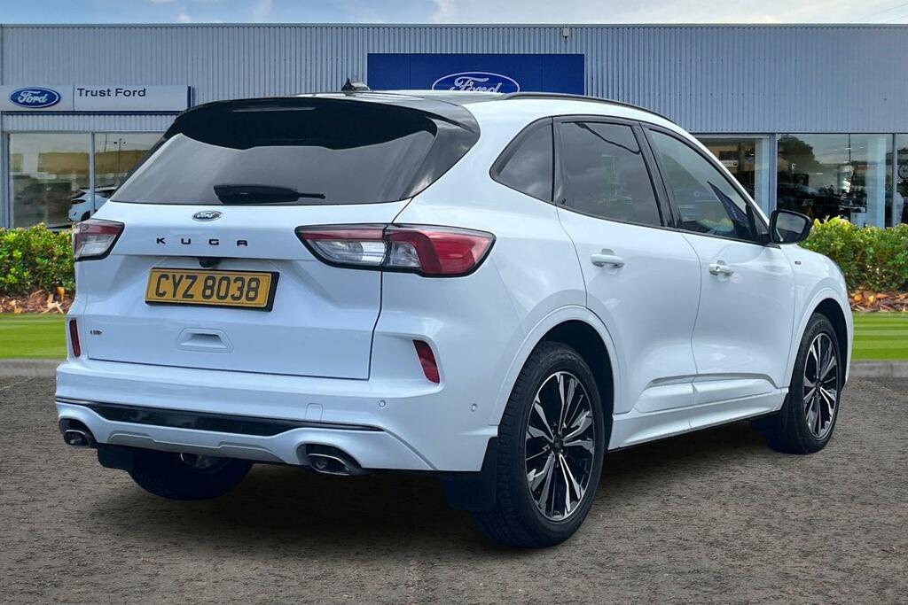 Ford Kuga 2.5 Fhev St-line X Edition Cvt CYZ8038 White #4