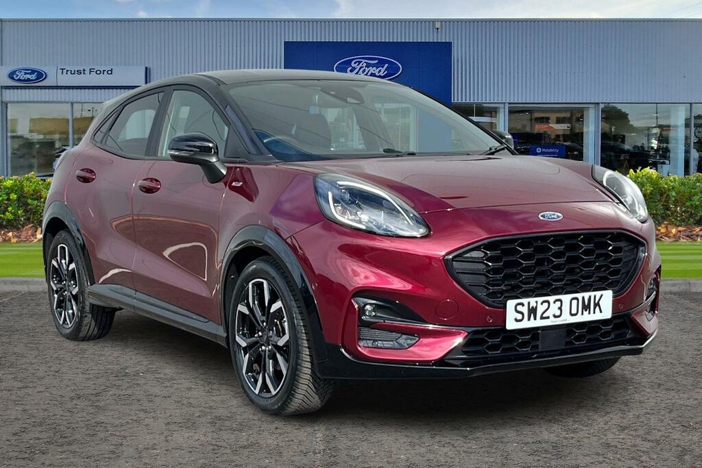 Ford Puma 1.0T Ecoboost Mhev Vivid Ruby Edition Suv Petr Red