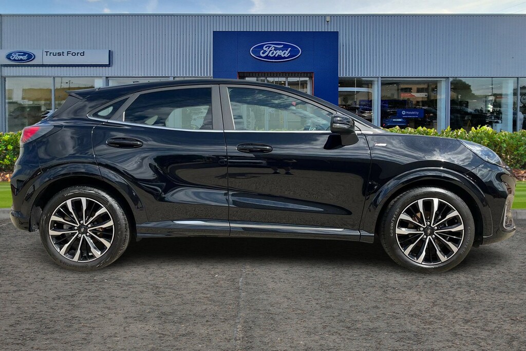 Ford Puma 1.0T Ecoboost Mhev St-line Vignale Suv Black #3
