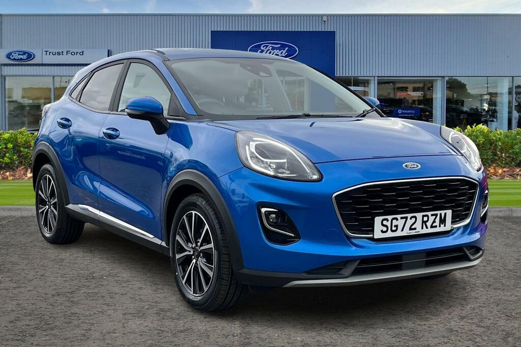 Ford Puma 1.0T Ecoboost Mhev Titanium Suv Hybrid Blue