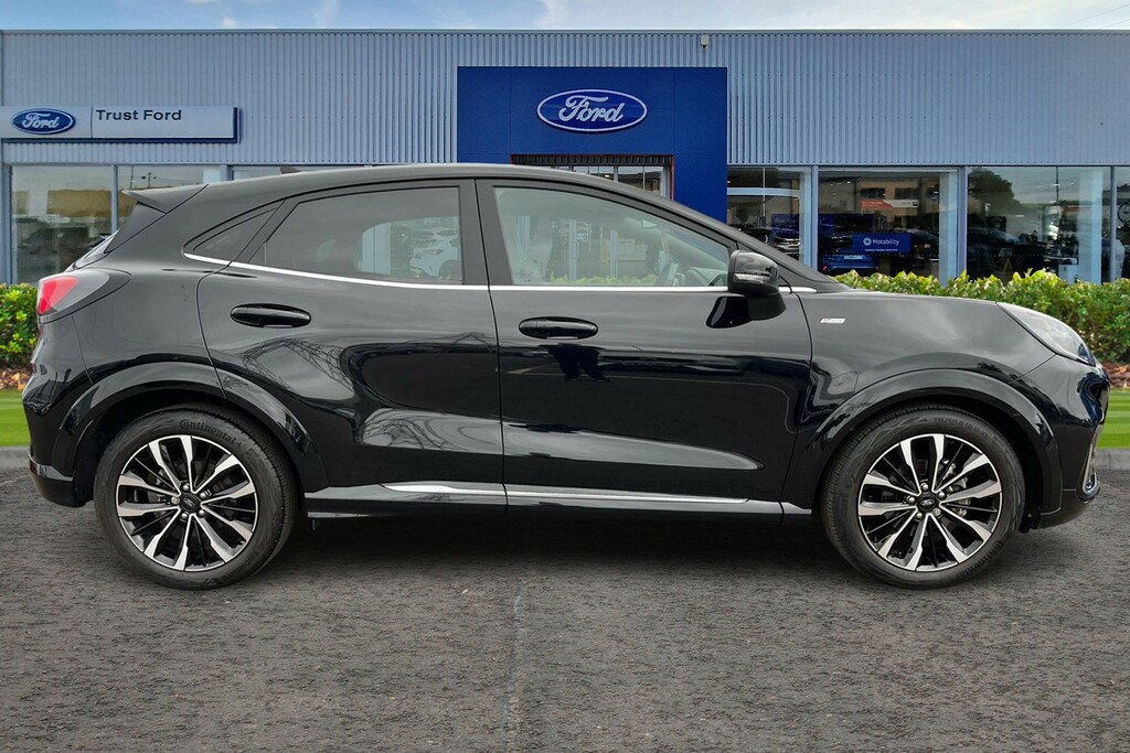 Ford Puma 1.0T Ecoboost Mhev St-line Vignale Suv Black #3