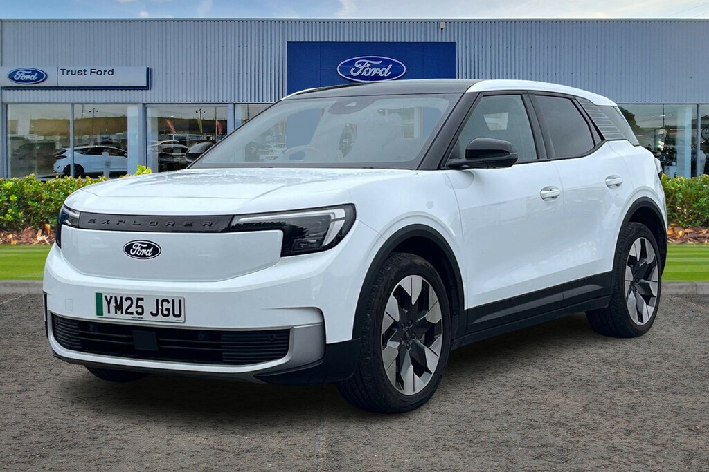 Ford Explorer Extended Range 79Kwh Premium Suv White #5