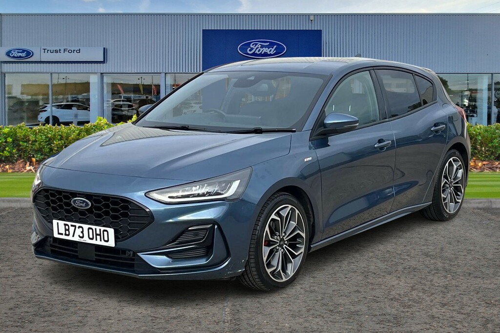 Ford Focus 1.0T Ecoboost St-line X Hatchback Manua Blue #5
