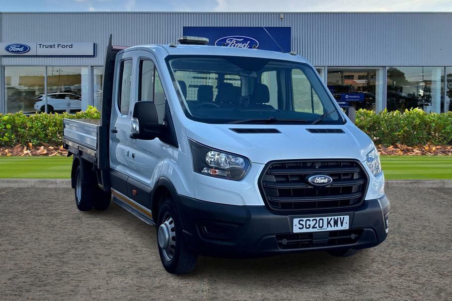 Ford Transit Custom 350 Leader L3 Lwb Single Cab Dropside Rwd 2.0 Ecob White
